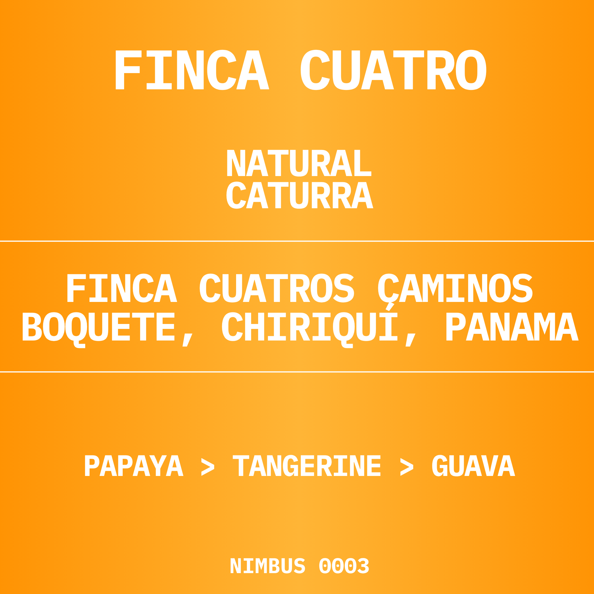 FINCA CUATRO | PANAMA |  CATURRA